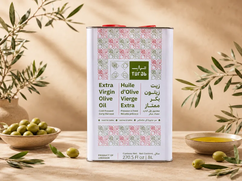 Turab Premium Extra Virgin Olive Oil 8L