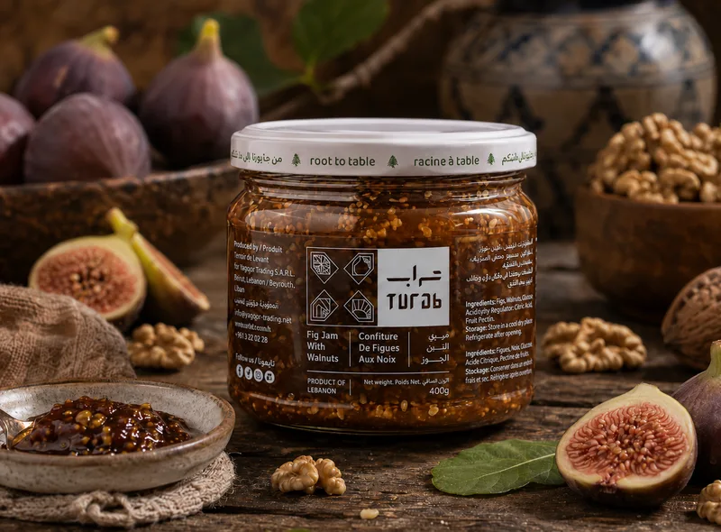 Turab Fig Jam with Walnuts 400g