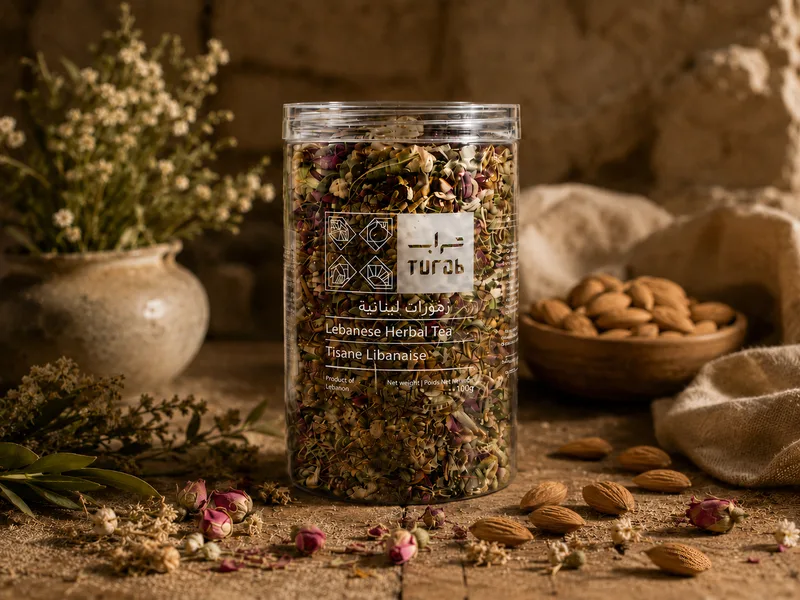 Turab Zhourat (Lebanese Herbal Tea) Easy-Open  100g